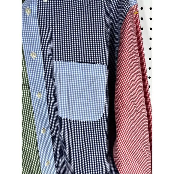Brooks Brothers button down multi colored shirt size L - Picture 3 of 5